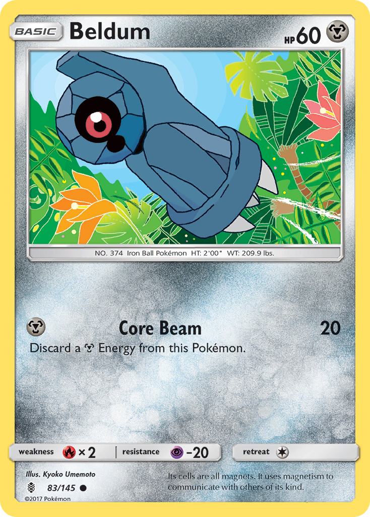 Beldum (83/145) [Sun & Moon: Guardians Rising] | Clutch Gaming