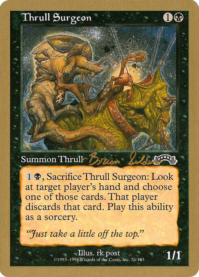 Thrull Surgeon (Brian Selden) [World Championship Decks 1998] | Clutch Gaming