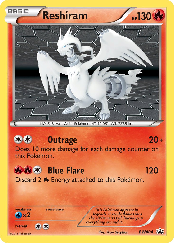 Reshiram (BW004) [Black & White: Black Star Promos] | Clutch Gaming