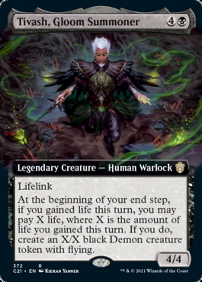 Tivash, Gloom Summoner (Extended Art) [Commander 2021] | Clutch Gaming