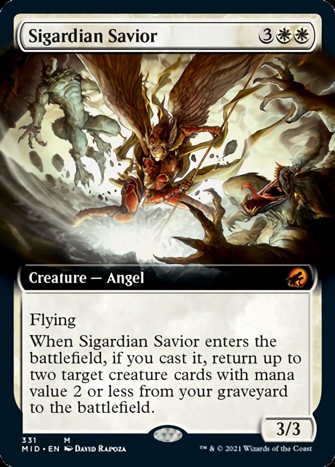 Sigardian Savior (Extended Art) [Innistrad: Midnight Hunt] | Clutch Gaming