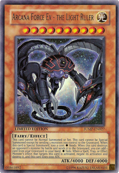 Arcana Force Ex - the Light Ruler [JUMP-EN027] Ultra Rare | Clutch Gaming