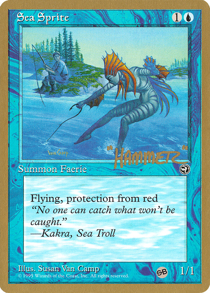 Sea Sprite (Shawn "Hammer" Regnier) (SB) [Pro Tour Collector Set] | Clutch Gaming