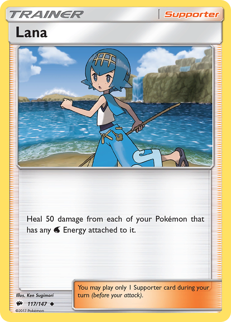 Lana (117/147) [Sun & Moon: Burning Shadows] | Clutch Gaming