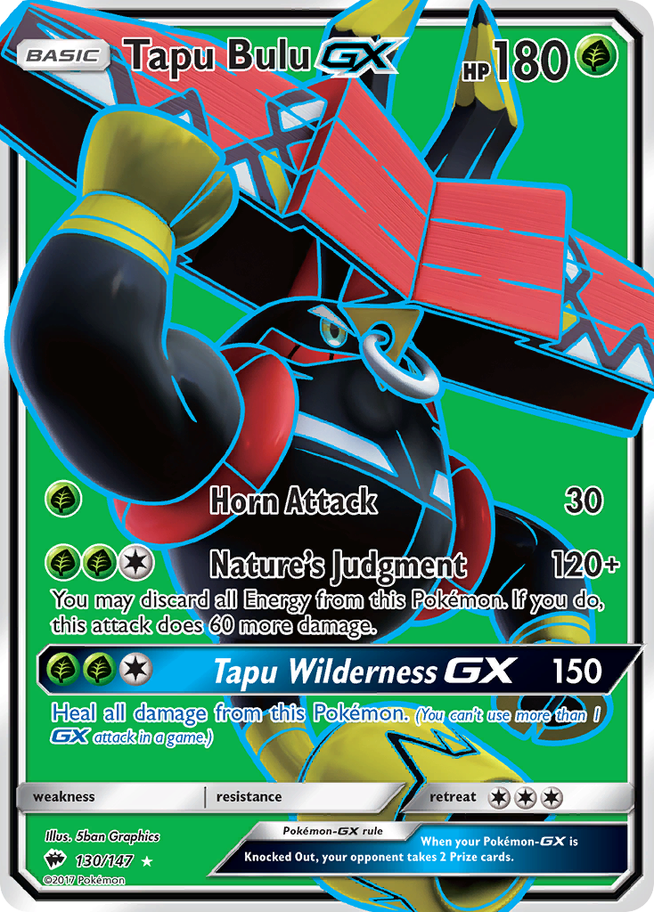 Tapu Bulu GX (130/147) [Sun & Moon: Burning Shadows] | Clutch Gaming