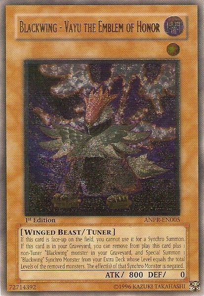 Blackwing - Vayu the Emblem of Honor (UTR) [ANPR-EN005] Ultimate Rare | Clutch Gaming