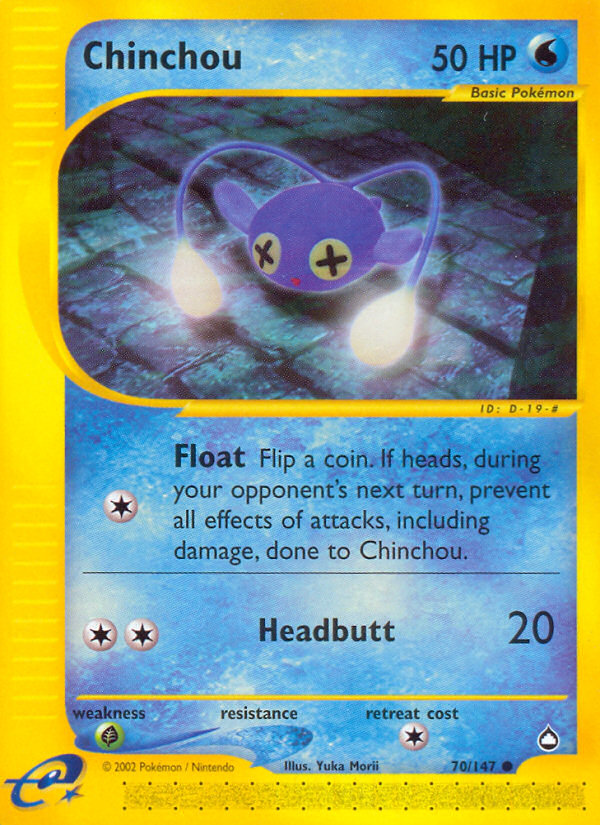 Chinchou (70/147) [Aquapolis] | Clutch Gaming