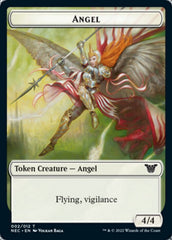 Angel // Elephant Double-Sided Token [Kamigawa: Neon Dynasty Commander Tokens] | Clutch Gaming