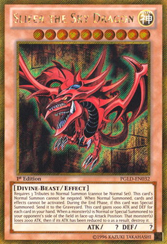 Slifer the Sky Dragon [PGLD-EN032] Gold Secret Rare | Clutch Gaming