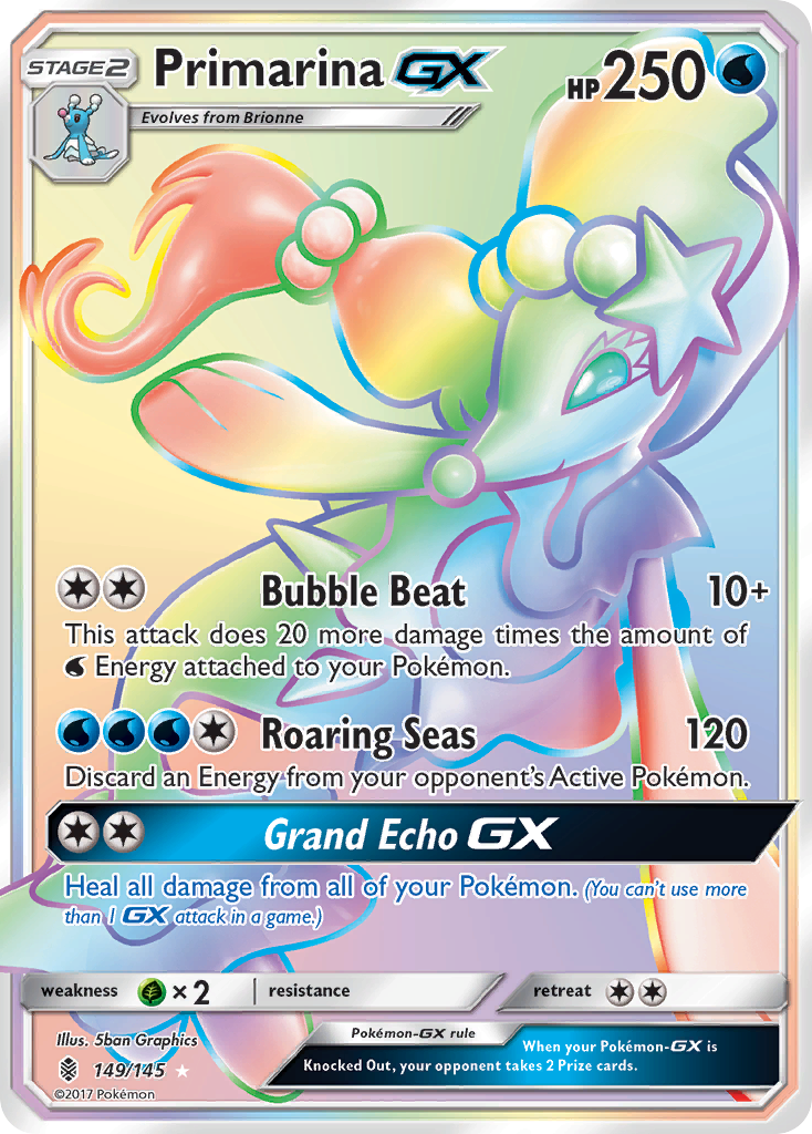 Primarina GX (149/145) [Sun & Moon: Guardians Rising] | Clutch Gaming