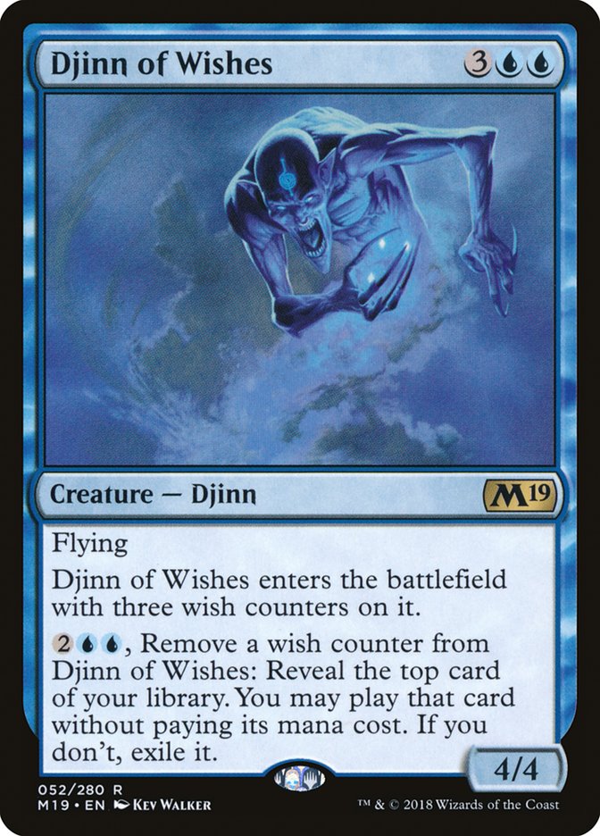 Djinn of Wishes [Core Set 2019] | Clutch Gaming