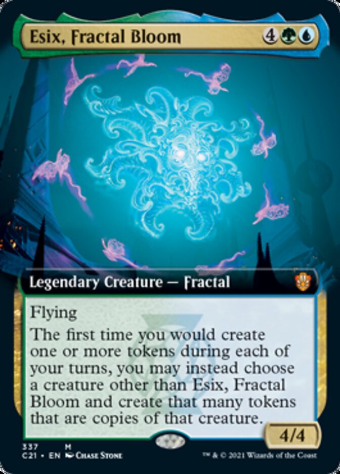 Esix, Fractal Bloom (Extended Art) [Commander 2021] | Clutch Gaming