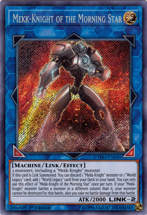 Mekk-Knight of the Morning Star [CYHO-EN045] Secret Rare | Clutch Gaming