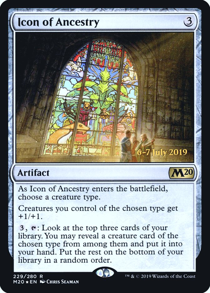 Icon of Ancestry [Core Set 2020 Prerelease Promos] | Clutch Gaming