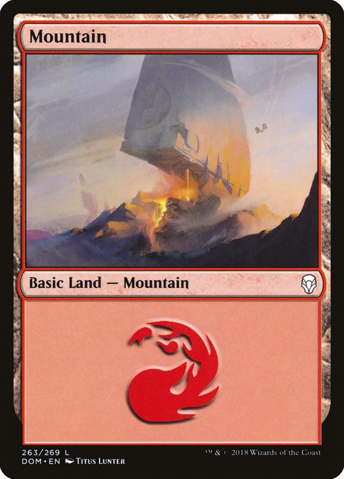 Mountain (263) [Dominaria] | Clutch Gaming