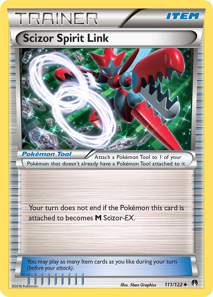 Scizor Spirit Link (111/122) [XY: BREAKpoint] | Clutch Gaming