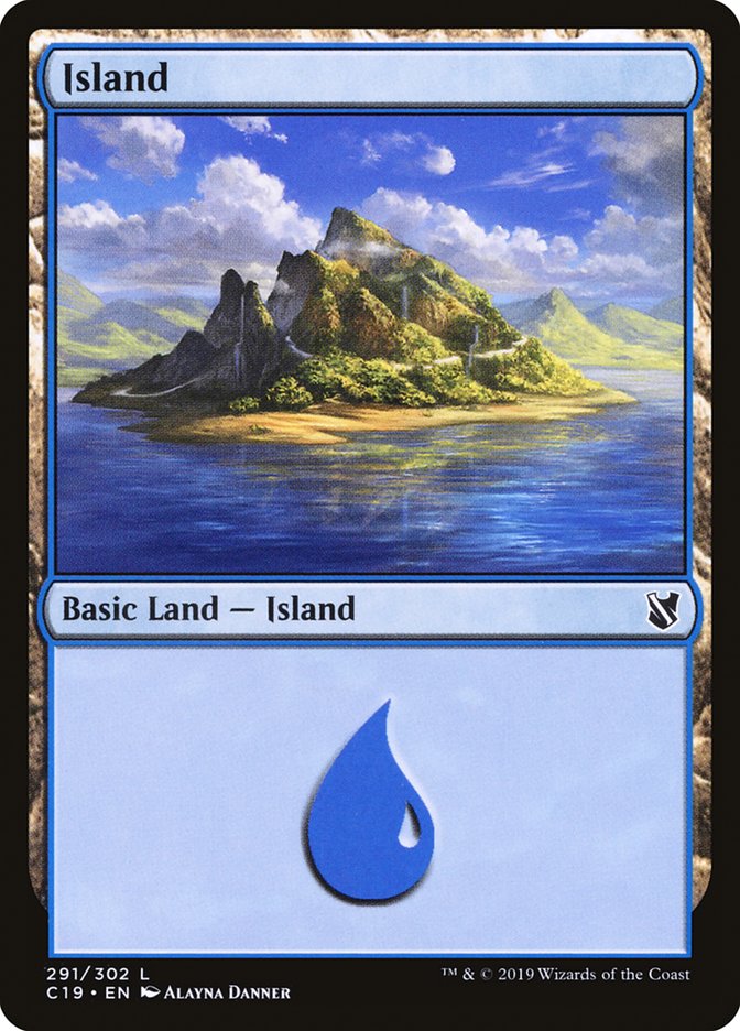 Island (291) [Commander 2019] | Clutch Gaming