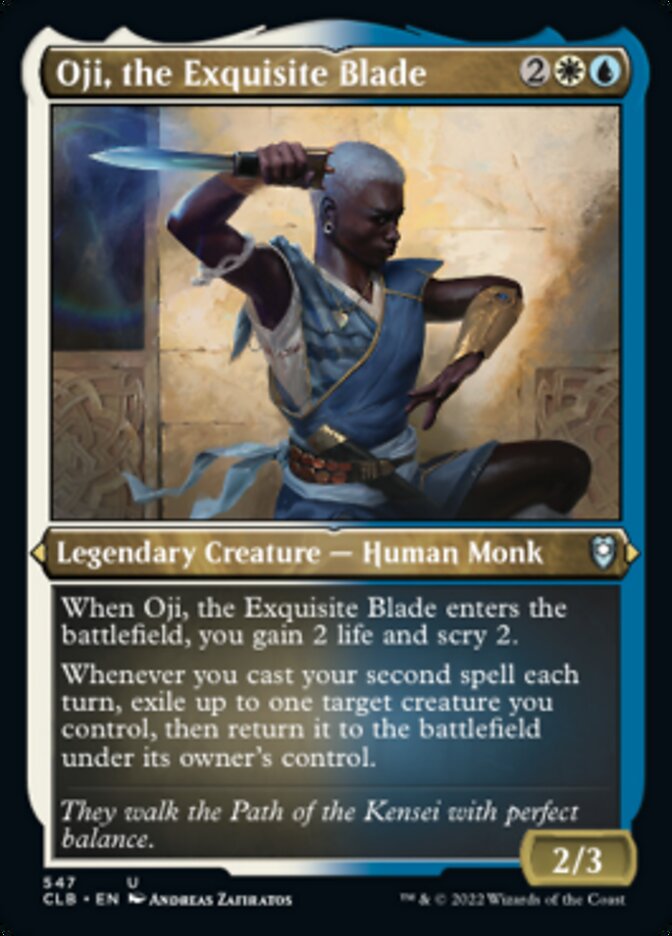 Oji, the Exquisite Blade (Foil Etched) [Commander Legends: Battle for Baldur's Gate] | Clutch Gaming