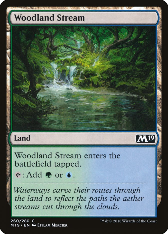 Woodland Stream [Core Set 2019] | Clutch Gaming