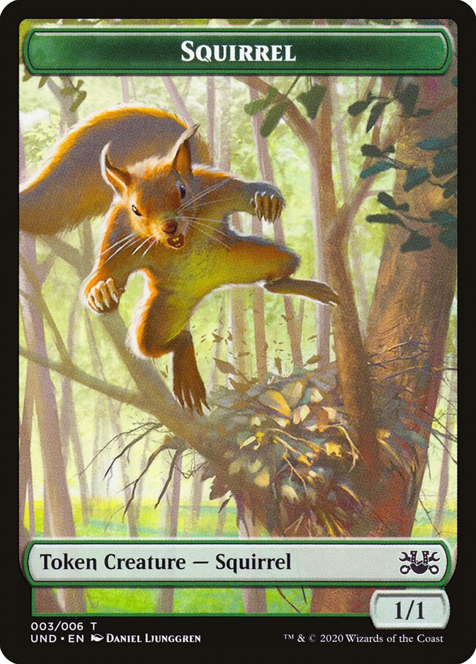 Beeble // Squirrel Double-Sided Token [Unsanctioned Tokens] | Clutch Gaming