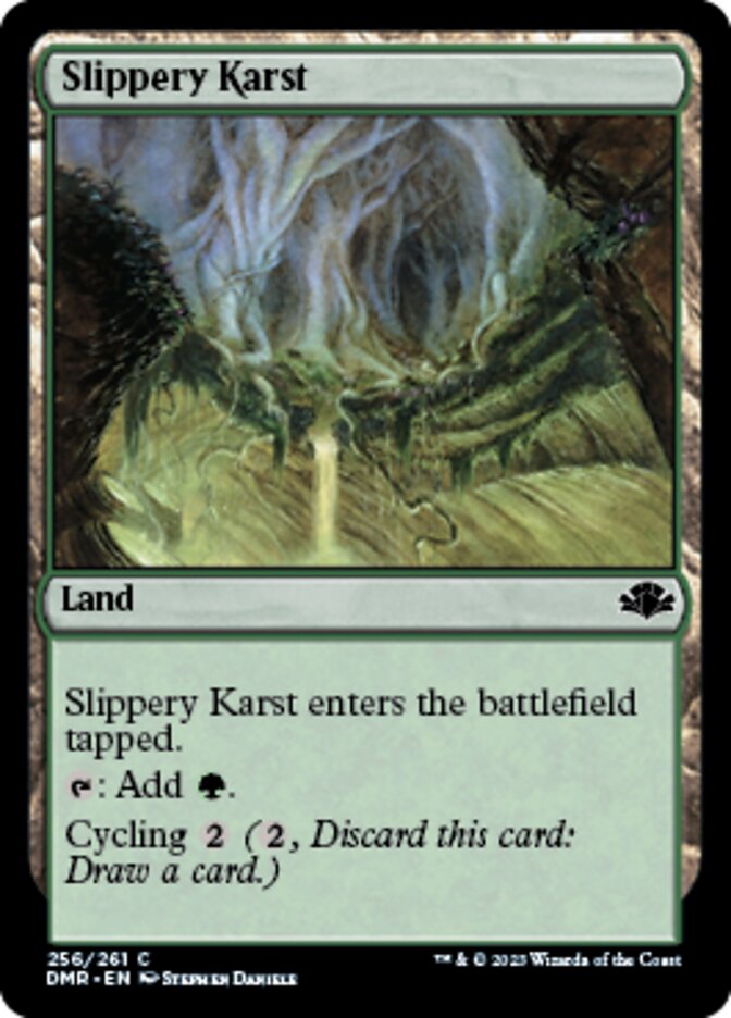 Slippery Karst [Dominaria Remastered] | Clutch Gaming