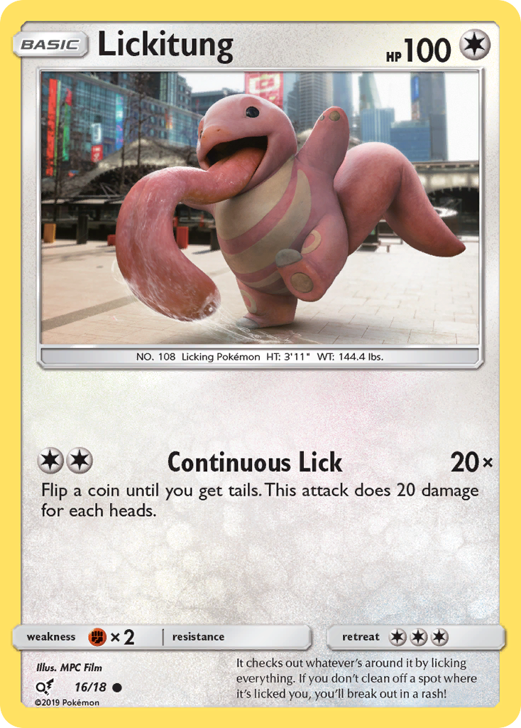 Lickitung (16/18) [Sun & Moon: Detective Pikachu] | Clutch Gaming