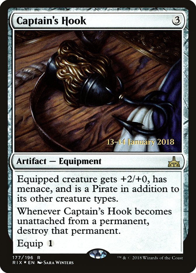 Captain's Hook [Rivals of Ixalan Prerelease Promos] | Clutch Gaming