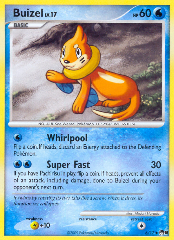 Buizel (6/17) [POP Series 9] | Clutch Gaming