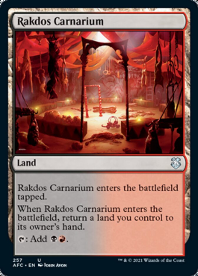 Rakdos Carnarium [Dungeons & Dragons: Adventures in the Forgotten Realms Commander] | Clutch Gaming