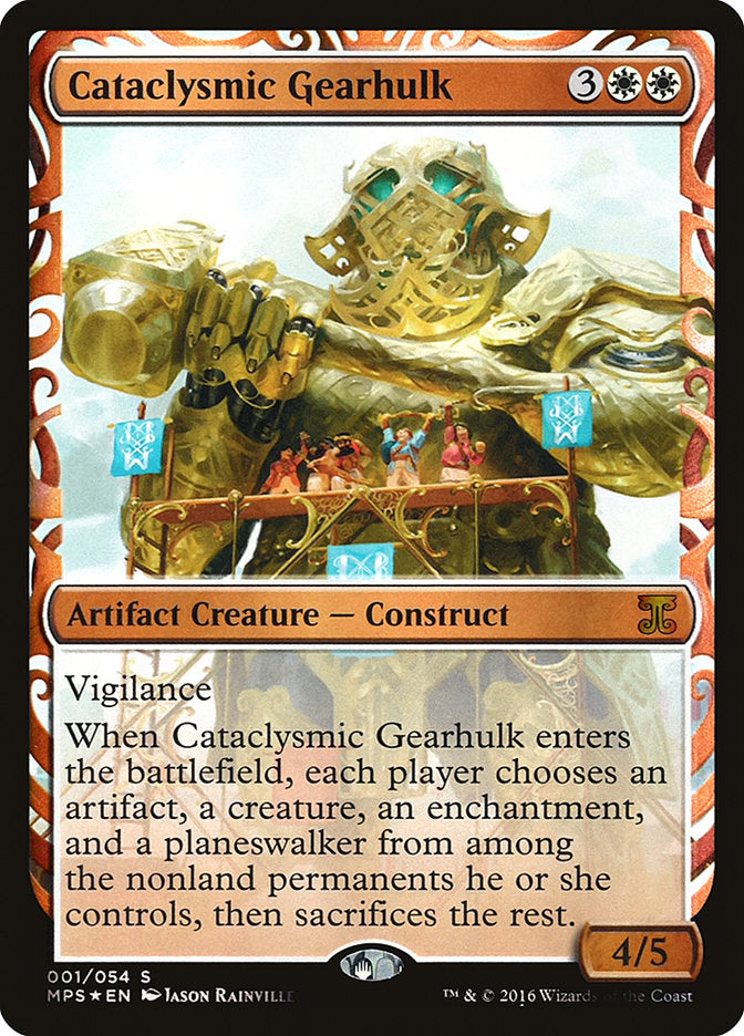 Cataclysmic Gearhulk [Kaladesh Inventions] | Clutch Gaming