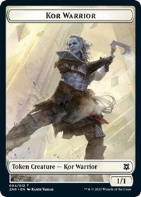 Kor Warrior // Plant Double-Sided Token [Zendikar Rising Tokens] | Clutch Gaming