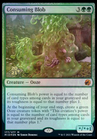 Consuming Blob [Innistrad: Midnight Hunt Prerelease Promos] | Clutch Gaming