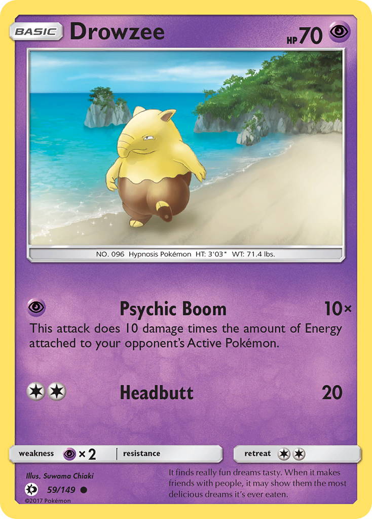 Drowzee (59/149) [Sun & Moon: Base Set] | Clutch Gaming