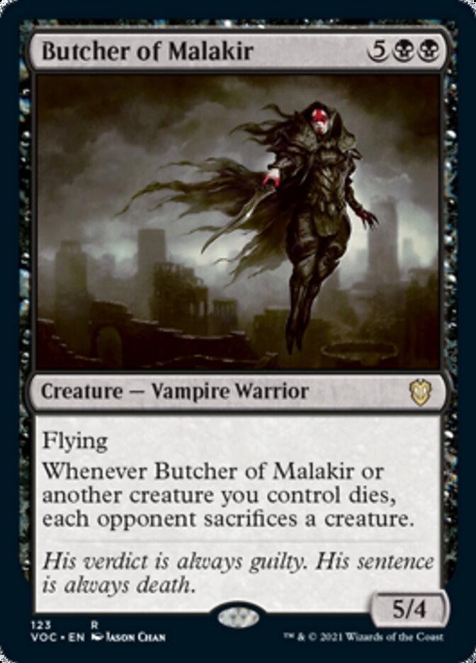 Butcher of Malakir [Innistrad: Crimson Vow Commander] | Clutch Gaming