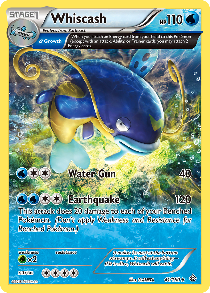 Whiscash (41/160) [XY: Primal Clash] | Clutch Gaming