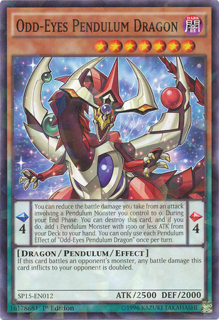 Odd-Eyes Pendulum Dragon [SP15-EN012] Shatterfoil Rare | Clutch Gaming