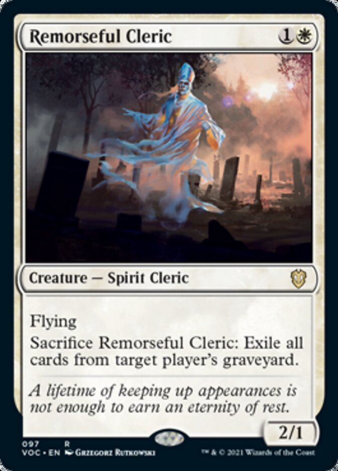 Remorseful Cleric [Innistrad: Crimson Vow Commander] | Clutch Gaming