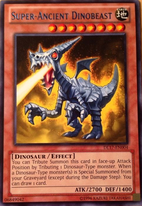 Super-Ancient Dinobeast (Blue) [DL17-EN004] Rare | Clutch Gaming