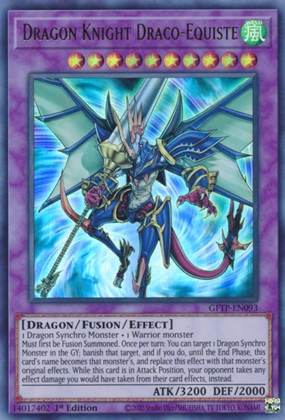 Dragon Knight Draco-Equiste [GFTP-EN093] Ultra Rare | Clutch Gaming