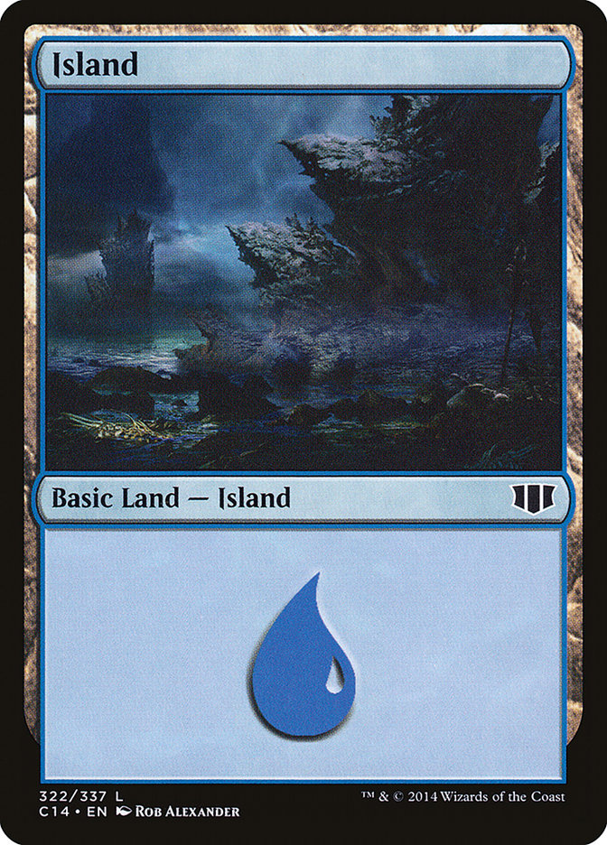 Island (322) [Commander 2014] | Clutch Gaming