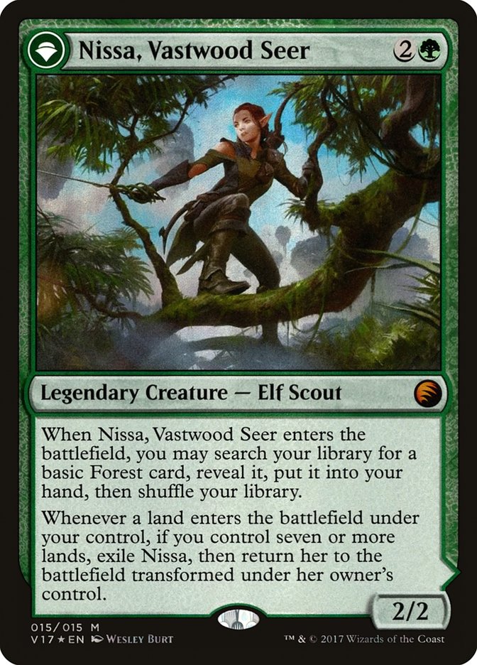 Nissa, Vastwood Seer // Nissa, Sage Animist [From the Vault: Transform] | Clutch Gaming