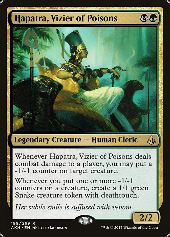 Hapatra, Vizier of Poisons [Amonkhet] | Clutch Gaming