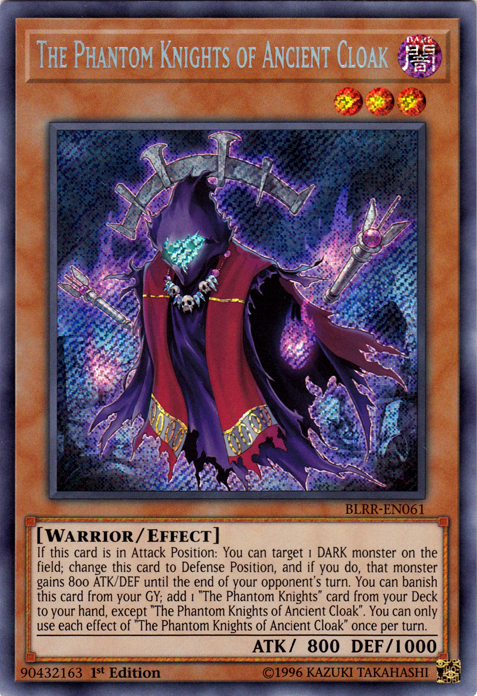 The Phantom Knights of Ancient Cloak [BLRR-EN061] Secret Rare | Clutch Gaming