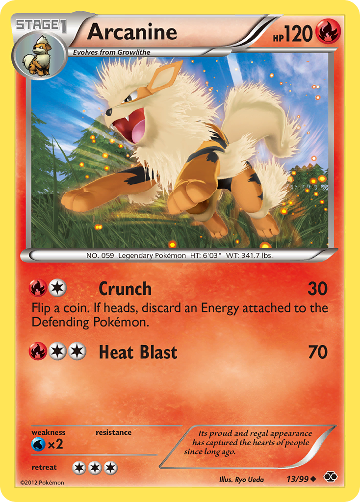 Arcanine (13/99) [Black & White: Next Destinies] | Clutch Gaming