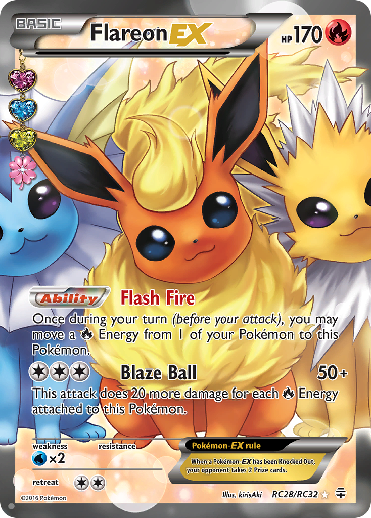 Flareon EX (RC28/RC32) [XY: Generations] | Clutch Gaming