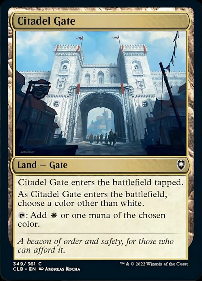 Citadel Gate [Commander Legends: Battle for Baldur's Gate] | Clutch Gaming