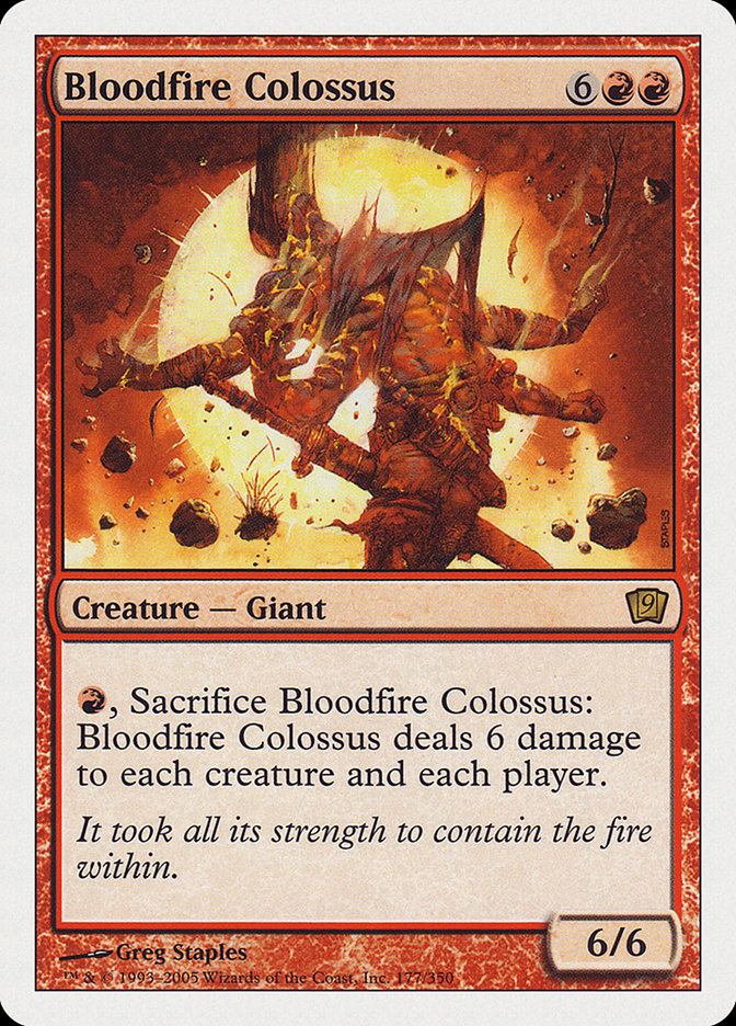 Bloodfire Colossus [Ninth Edition] | Clutch Gaming