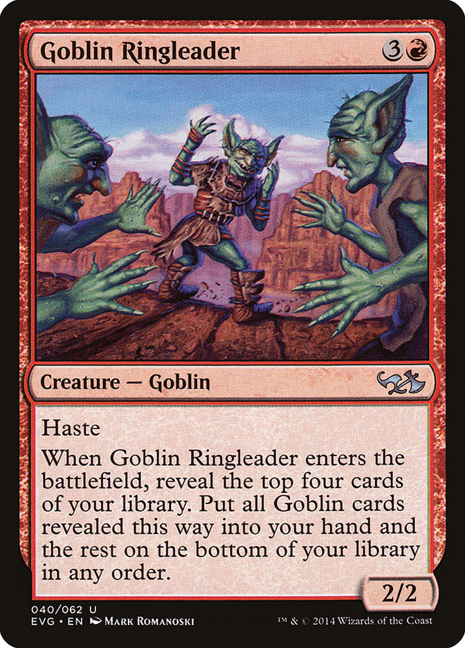 Goblin Ringleader (Elves vs. Goblins) [Duel Decks Anthology] | Clutch Gaming