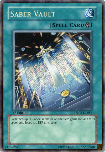 Saber Vault [TSHD-EN086] Secret Rare | Clutch Gaming