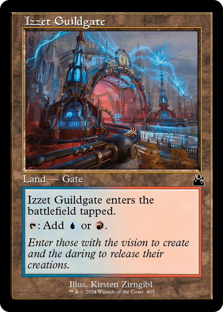 Izzet Guildgate (Retro Frame) [Ravnica Remastered] | Clutch Gaming